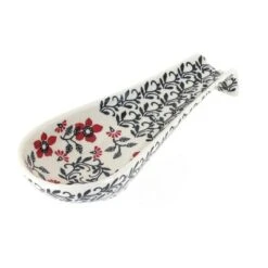 Blue Rose Polish Pottery P007 Manufaktura Large Spoon Rest -Blue Rose Pottery Store GUEST fe4f35a8 6e61 4f52 b849 e3f19437c42c
