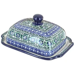 Blue Rose Polish Pottery 295 Ceramika Artystyczna Butter Dish -Blue Rose Pottery Store GUEST ff16d4d9 8489 48aa 82e8 d68f6b09635b